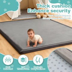 RONGFA play mat foam padding thickness highlights 1.3 inch cushion