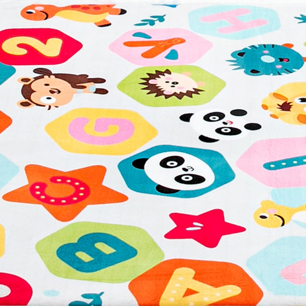 RONGFA baby play mat in a playpen demonstrates protective surface for toddlers at home.