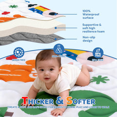 RONGFA baby play mat highlights non-toxic materials for safe exploration