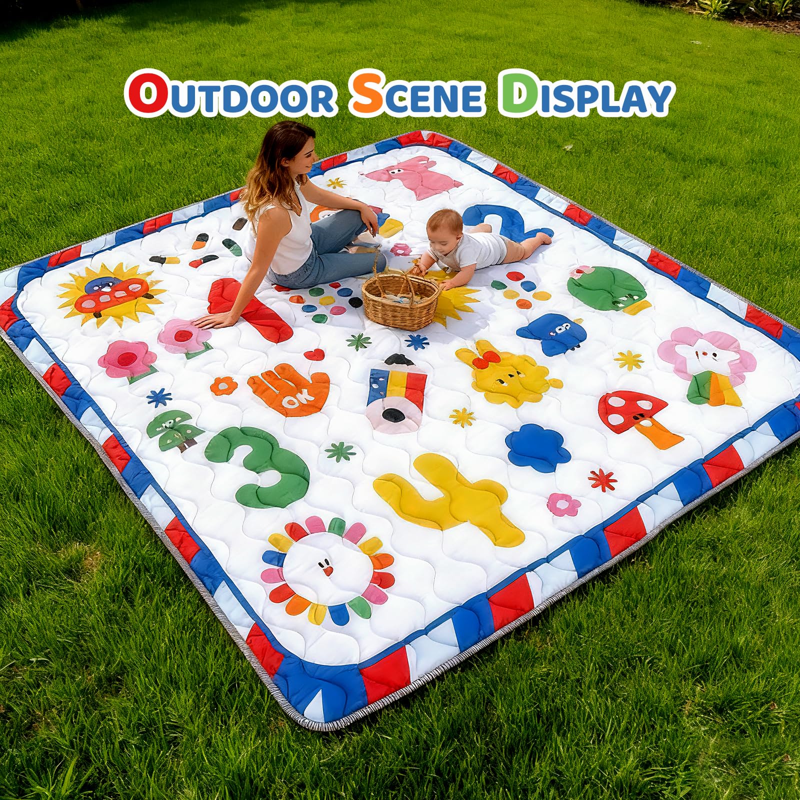 RONGFA mat in living room setup showcases versatile use