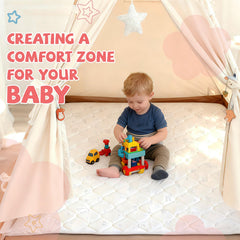 RONGFA Baby Play Mat tummy time setup promoting motor skills