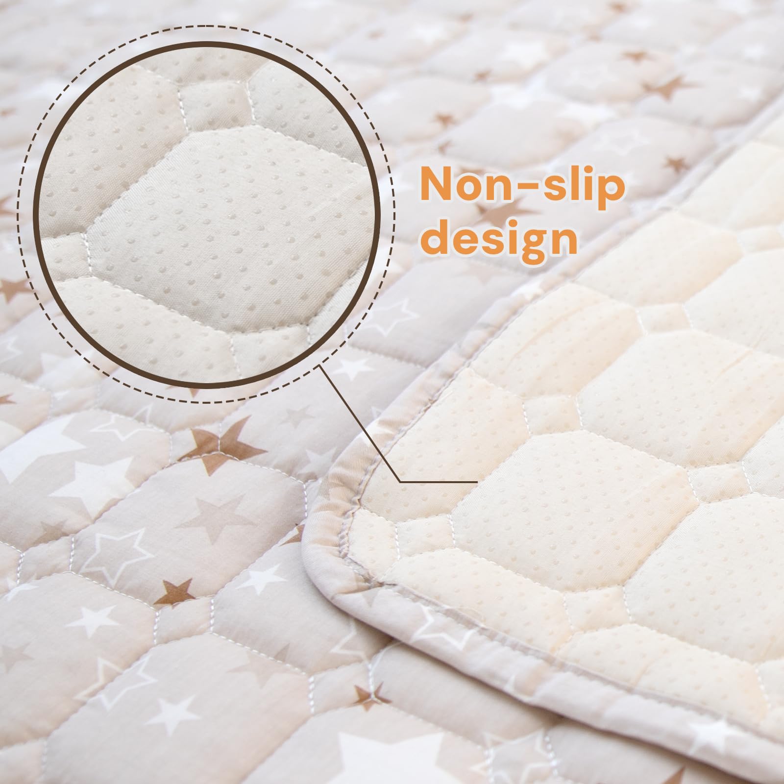 RongFa Teepee Tent Mat is machine washable for easy cleanup.
