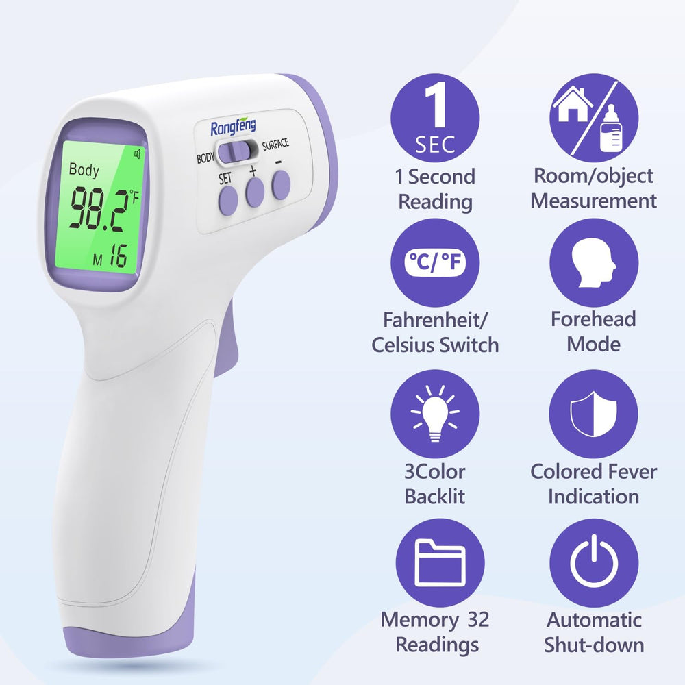 Rongfeng no-touch thermometer handheld display for easy temperature checks