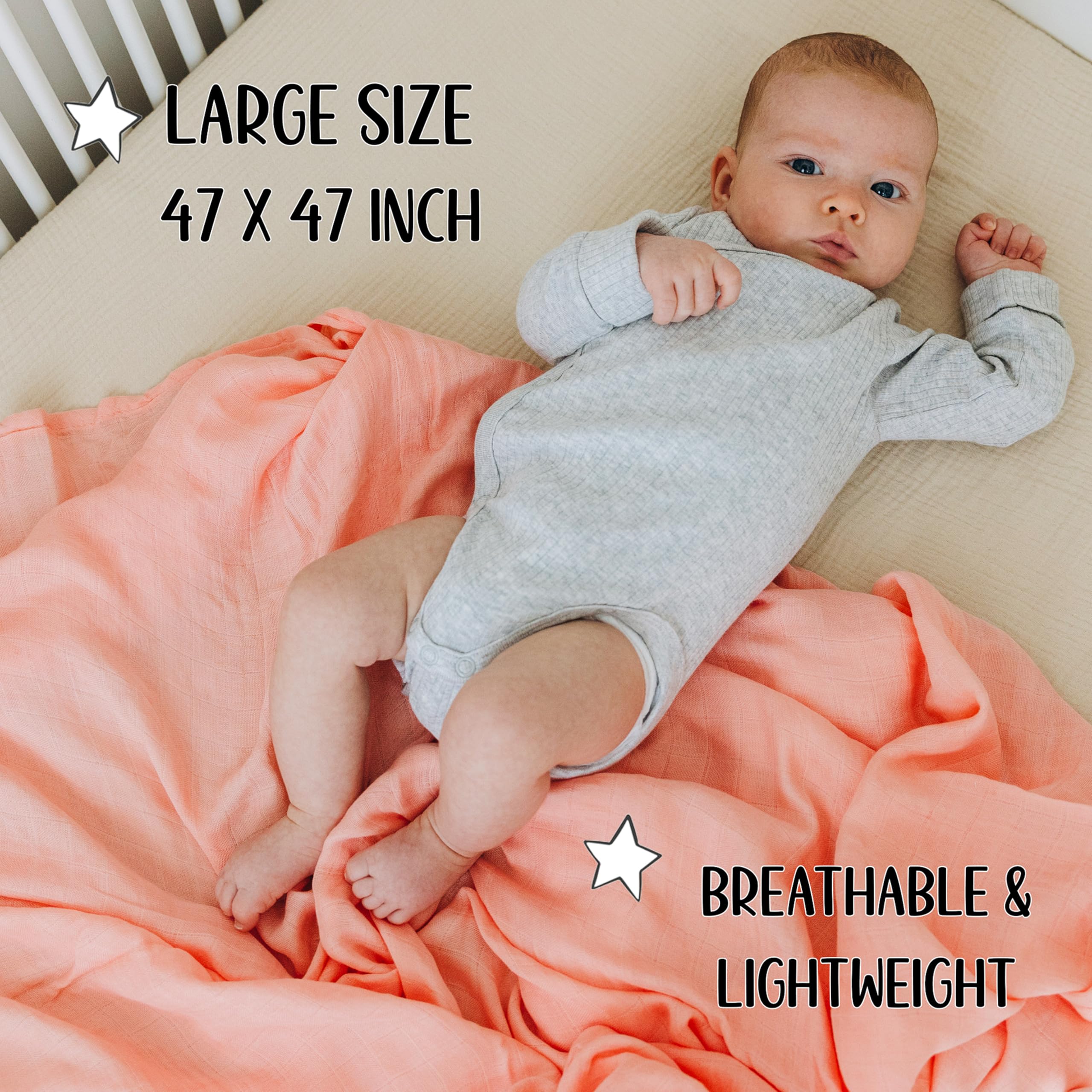 Roo and Bear swaddle with dogs design features cute illustrations for nursery charm.
