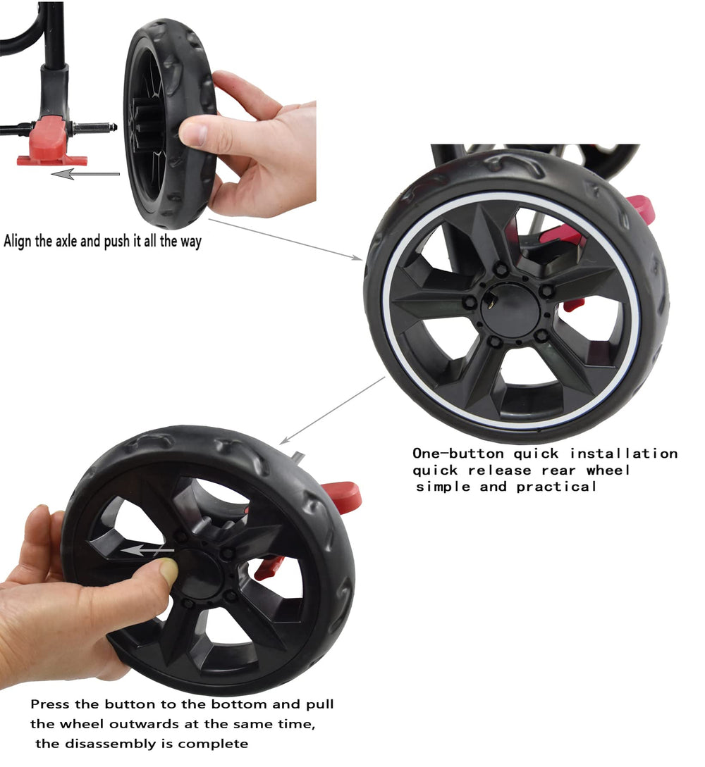 ROODO wheel set no-tools-required design saves setup time during maintenance