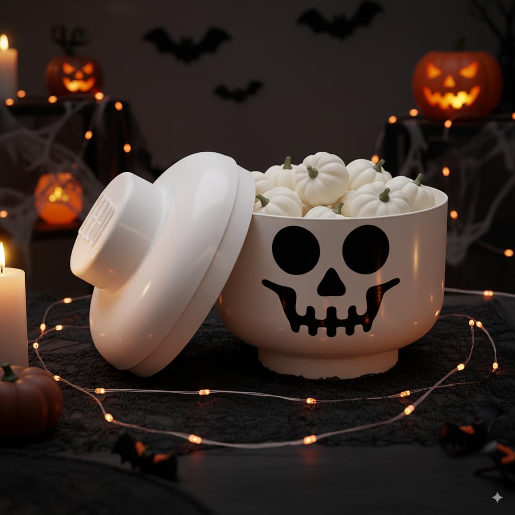 Room Copenhagen Halloween collection head adds seasonal flair to storage.