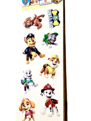 RoomMates Paw Patrol decals in action on a wall, easy to reposition without residue.