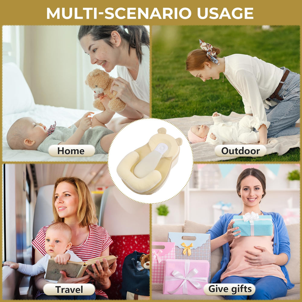 Rootling baby lounger use from feeding to nap time.