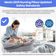 Rootling Baby Feeding Pillow detachable design demonstrates two in one versatility for nursery