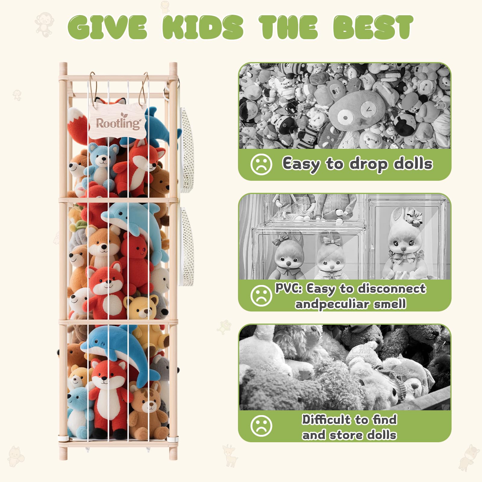 Rootling easy-assembly kit with video tutorials supports stress-free setup.