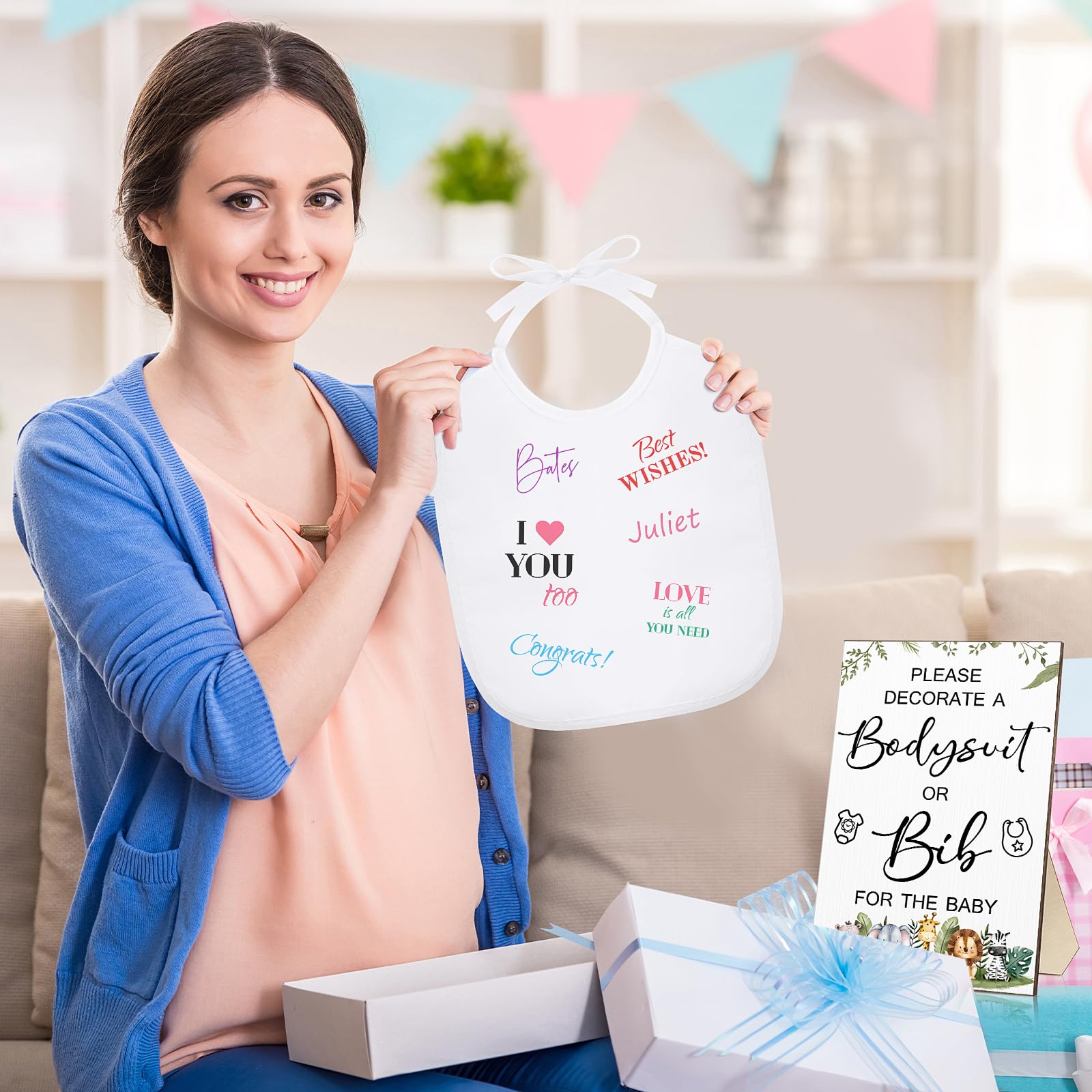 Roowest jungle-themed baby shower favors brighten the room and memories.