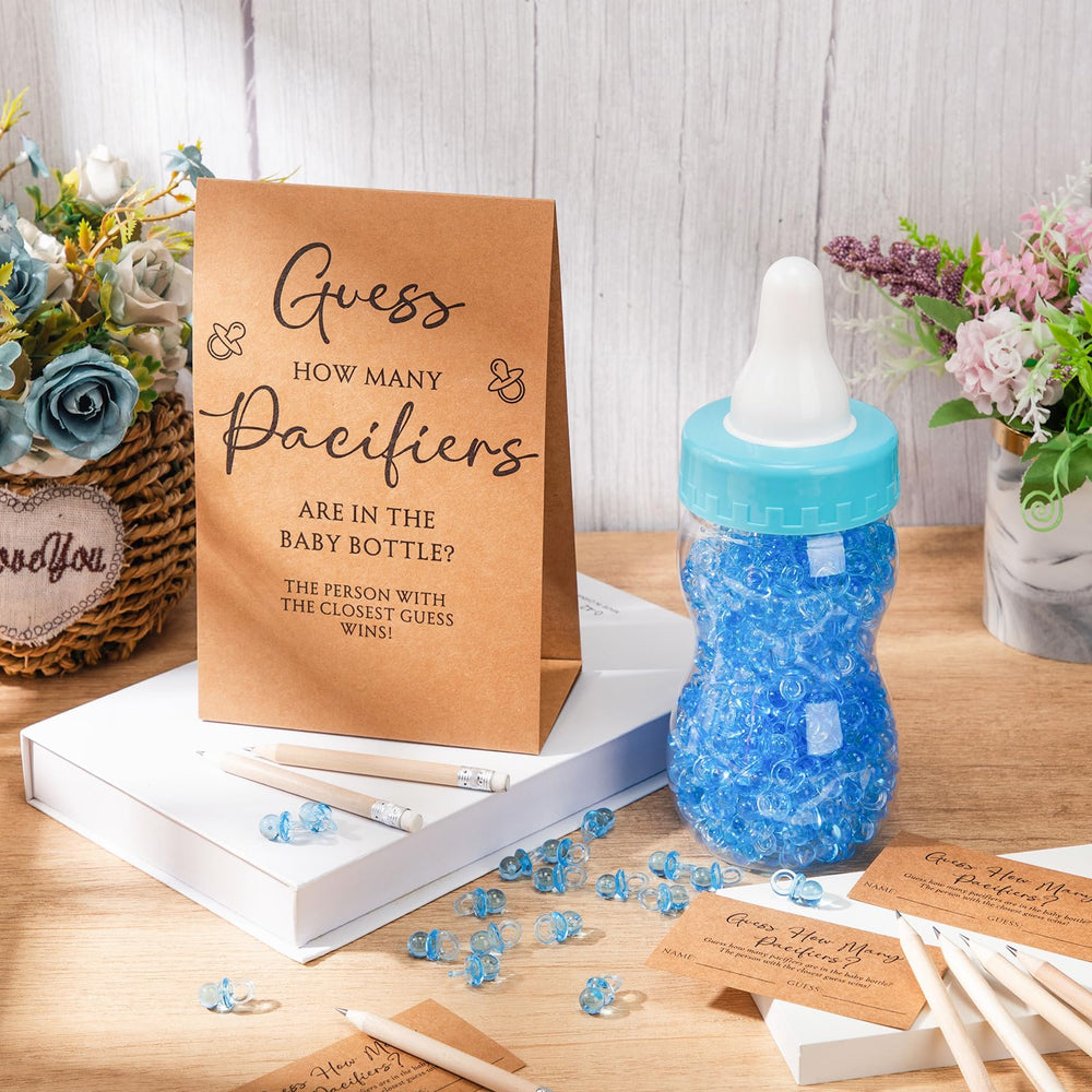 Roowest pink acrylic pacifiers for cute DIY decor