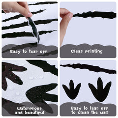 Roowest removable vinyl decals—tear-resistant and residue-free for reuse.
