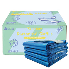 Ropassor Dekor Plus diaper pail refill compatibility for easy diaper waste management.