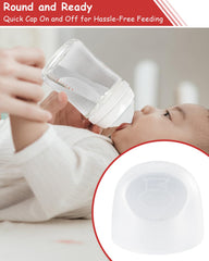 ROPOSY 6-pack bottle cap – dishwasher-safe lid for easy cleanup after feeds.