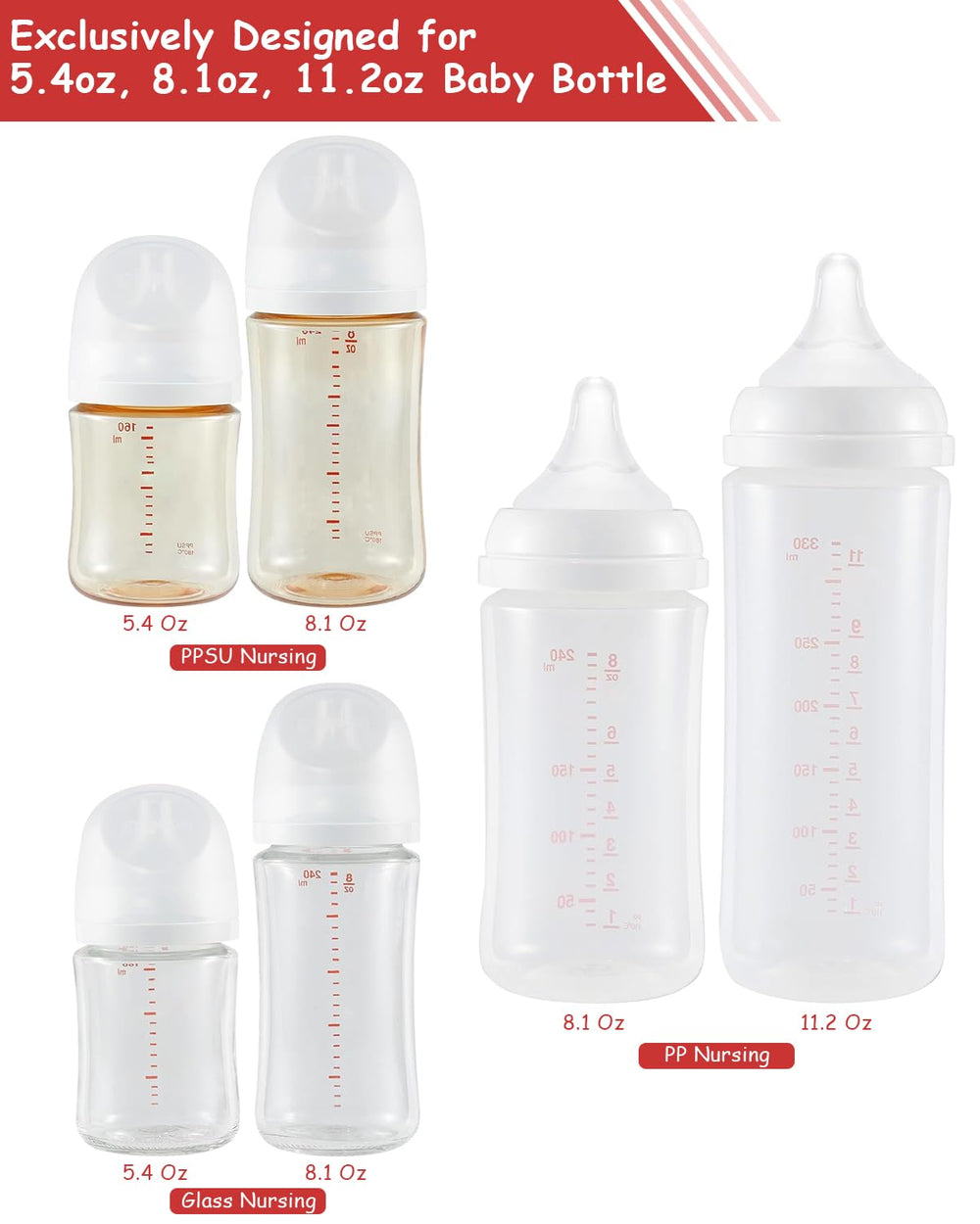 ROPOSY easy-clean cap – dishwasher-safe design speeds post-feed cleanup.