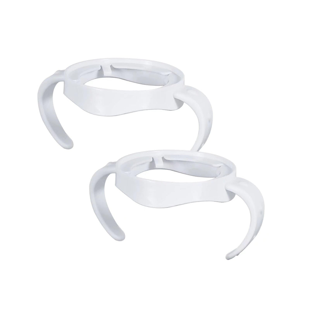ROPOSY bottle handles on Philips Avent Natural bottle showing easy-grip design