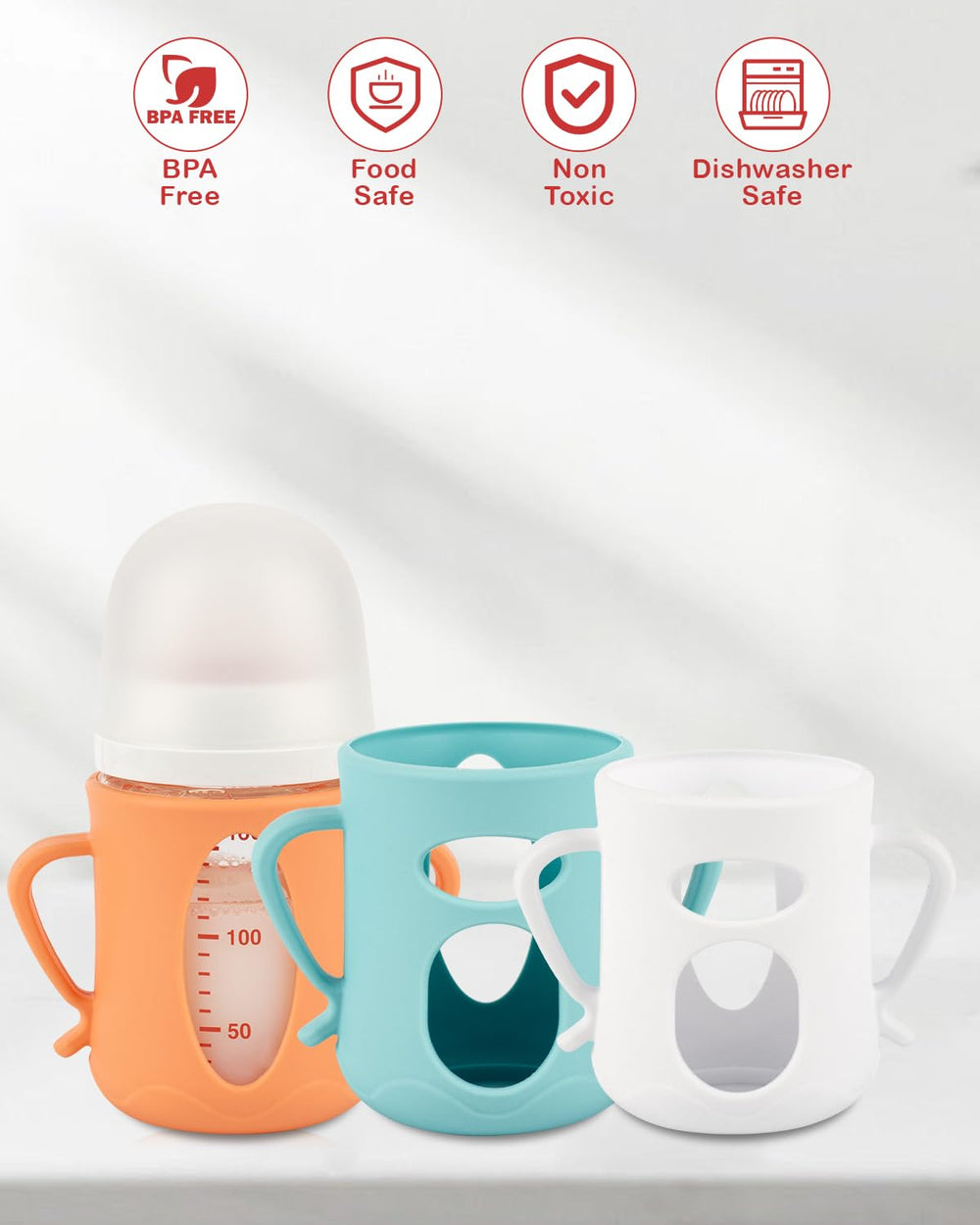ROPOSY colored sleeves demonstrate cute color options for baby gear