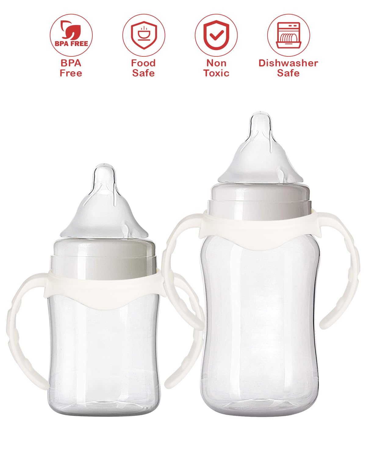 ROPOSY compatibility with Evenflo Wide Neck 5oz bottles.