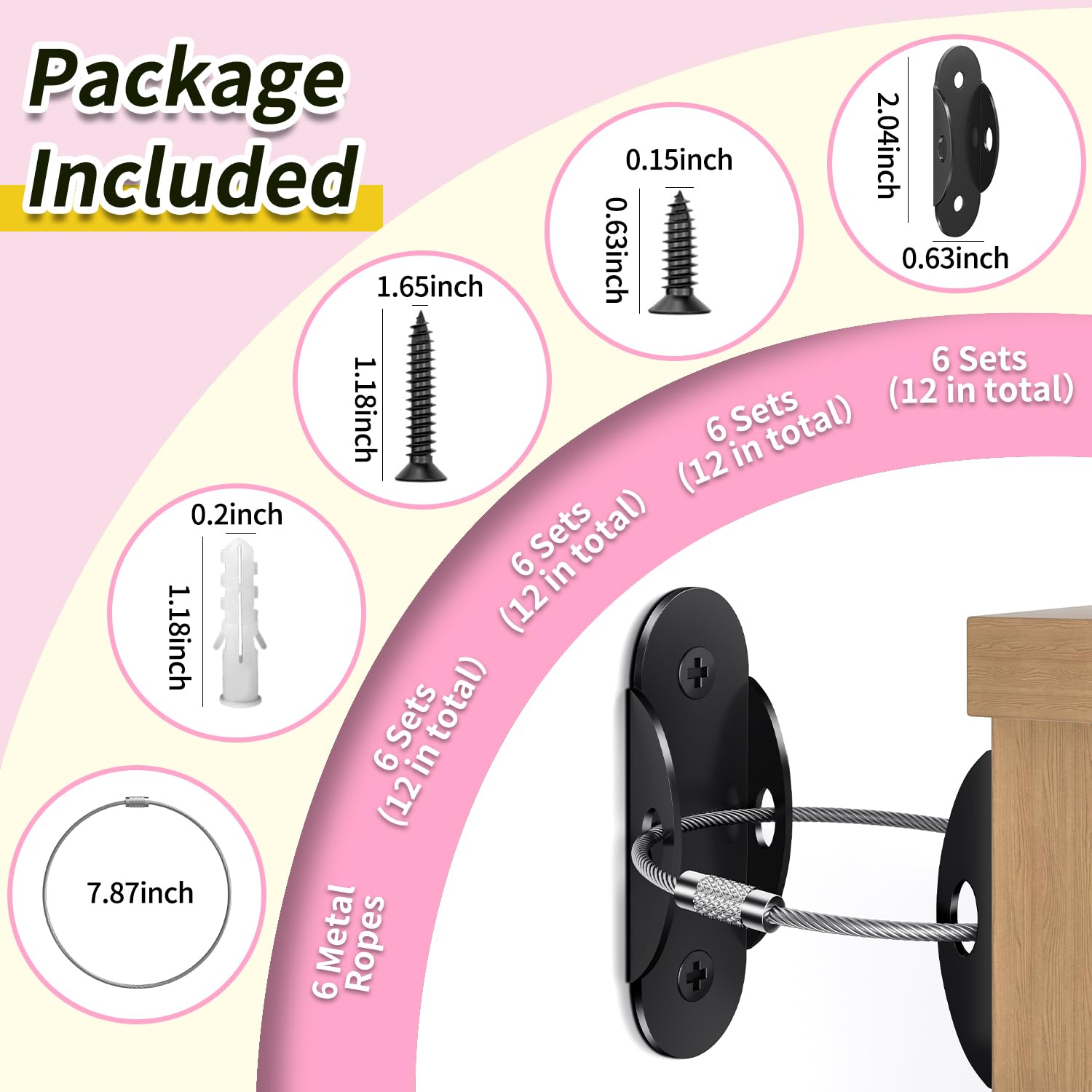 RORMGO flexible mounting supports various furniture types with easy removal