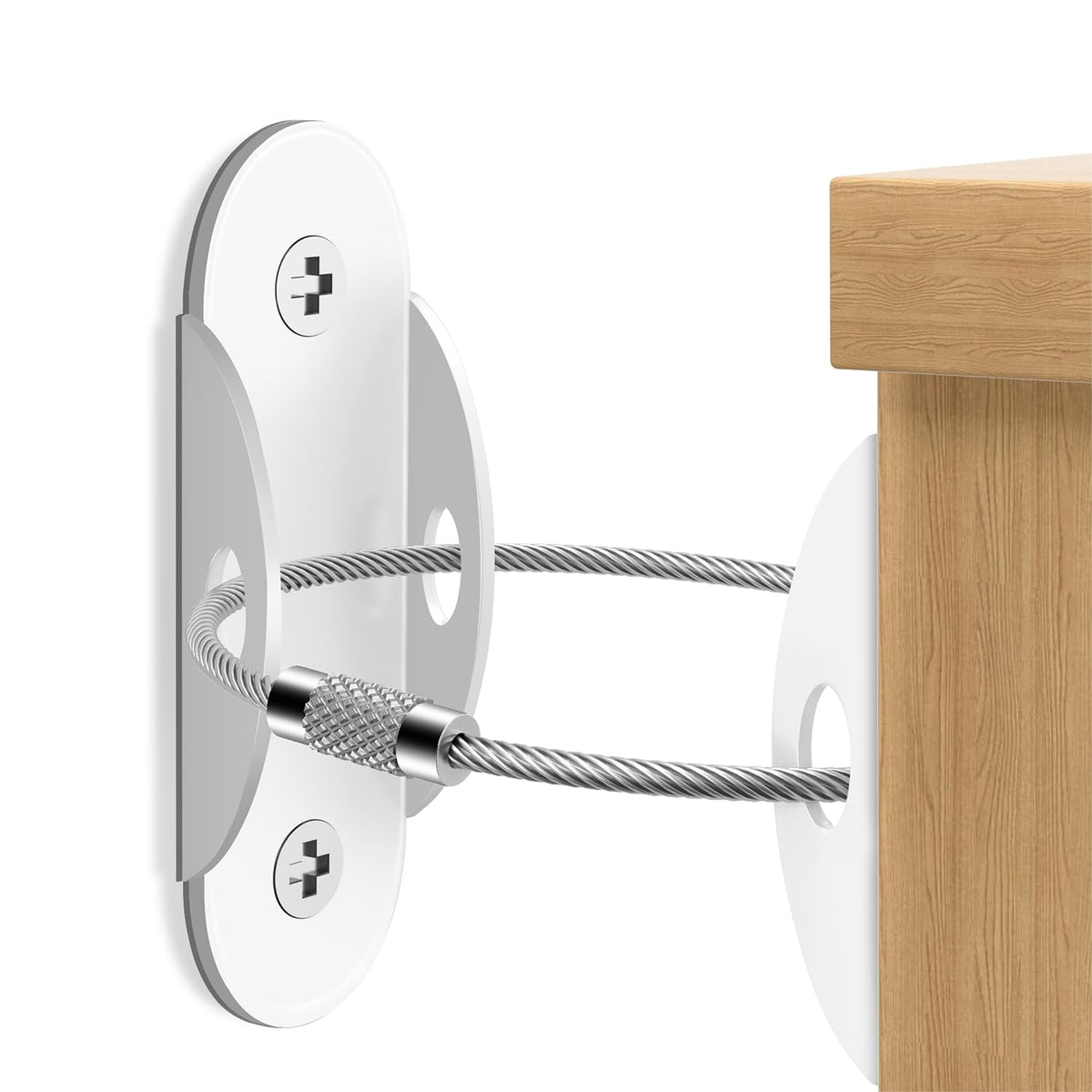 RORMGO anti-tip anchors packaging shows a six-pack for kid-proof safety.