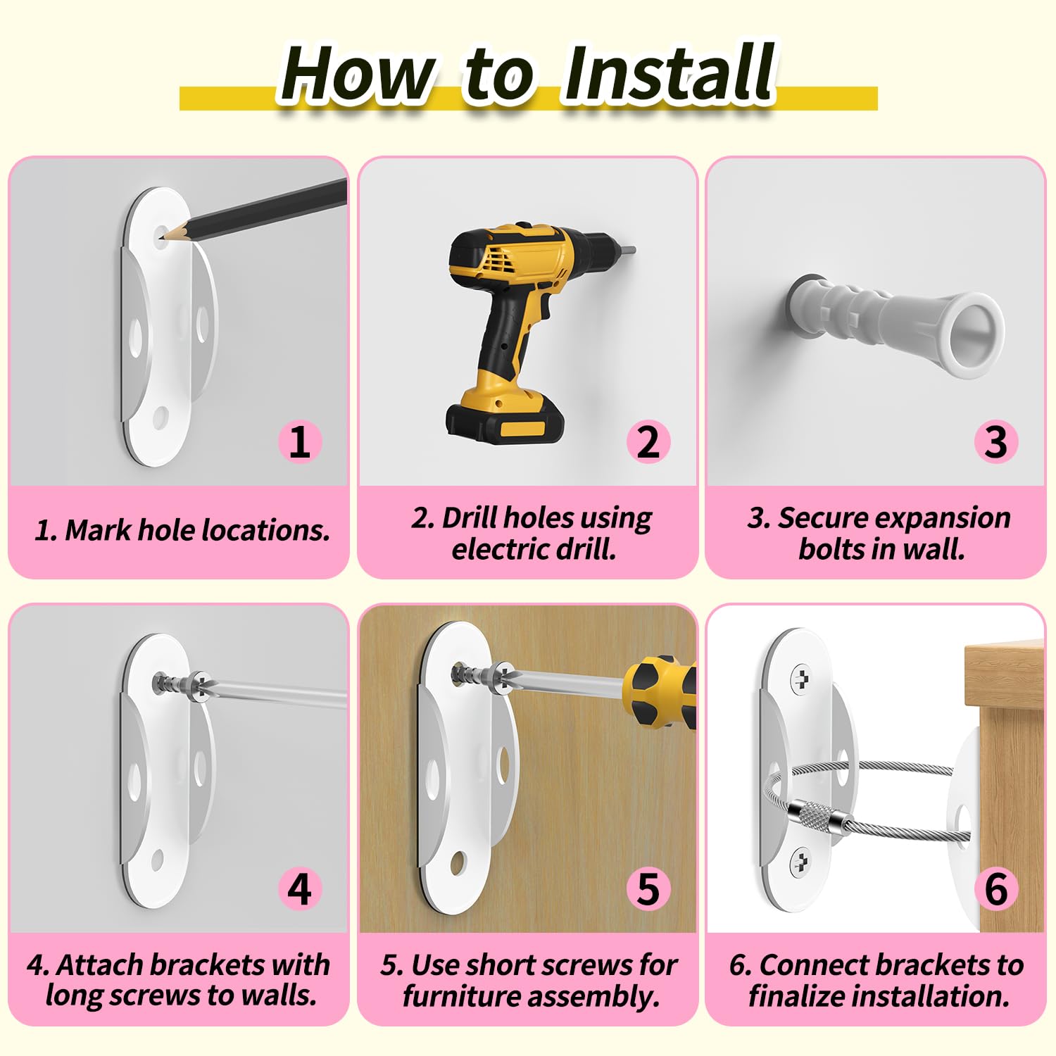 RORMGO stainless steel hardware resists corrosion for long-lasting safety.