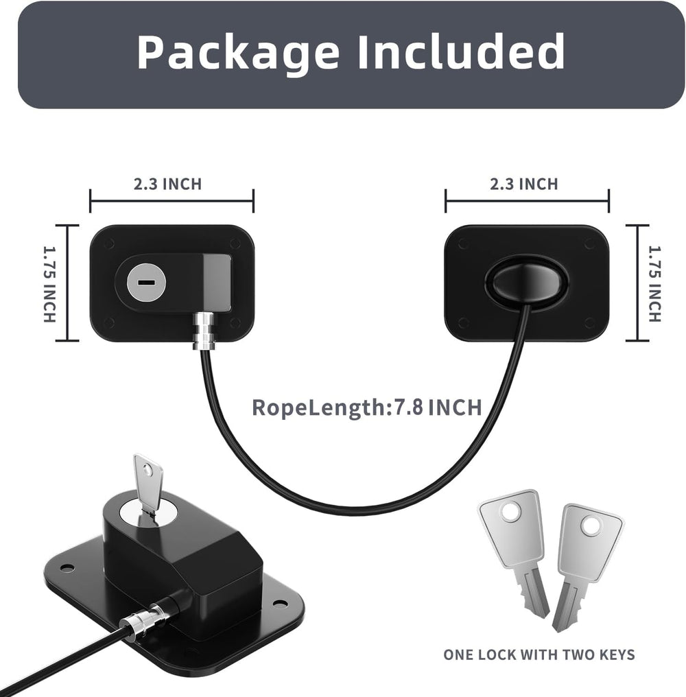 RORMGO included keys provide quick access when needed