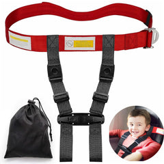 ROSROSE child airplane safety harness front view for secure toddler restraint mid flight