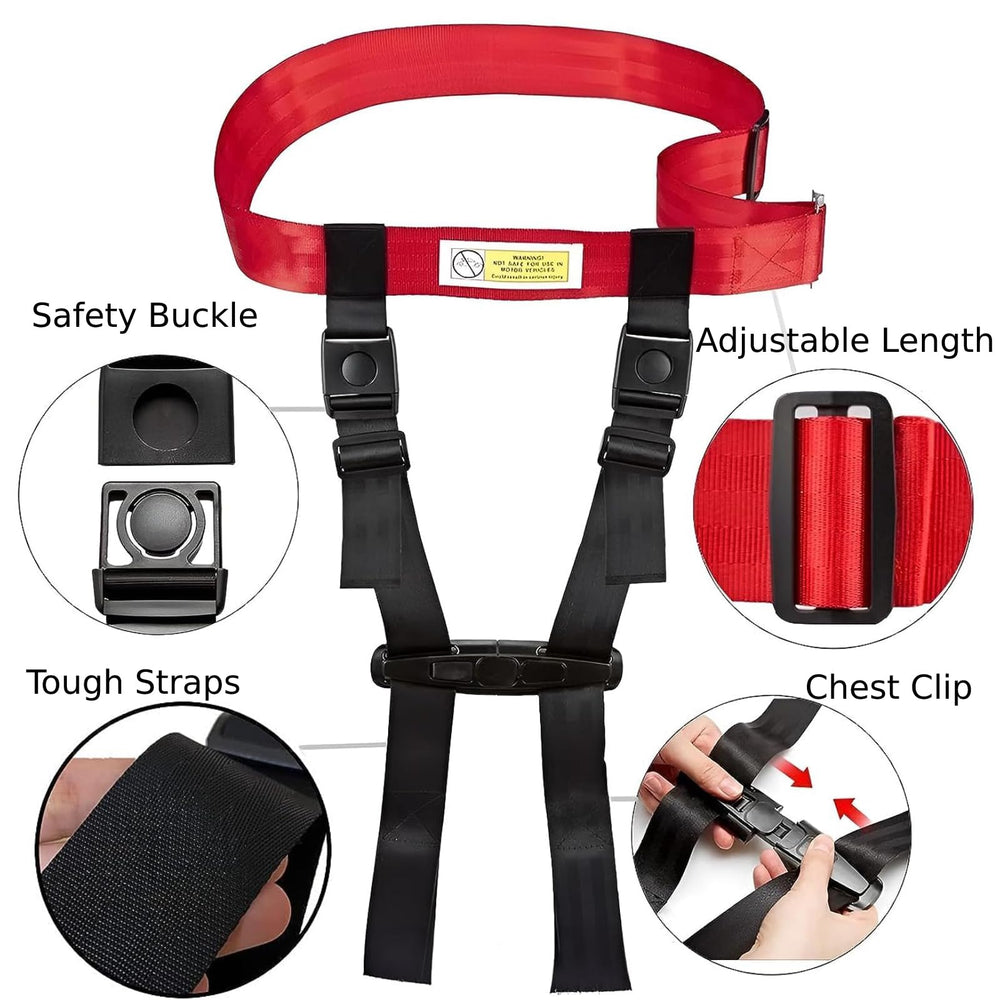 ROSROSE travel harness storage pouch included for compact packing