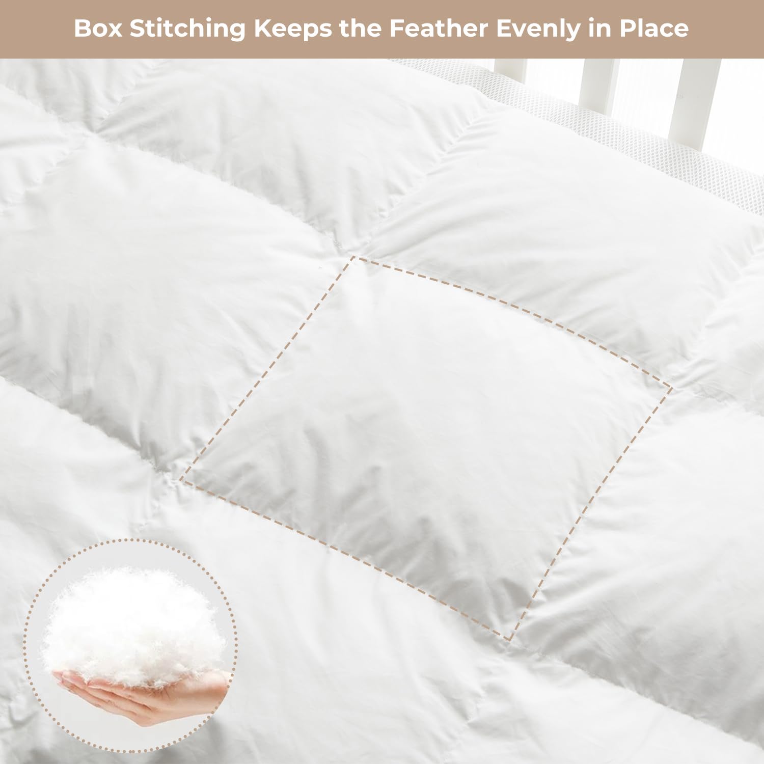 ROSE FEATHER nursery blanket laid on bassinet for cozy ambiance