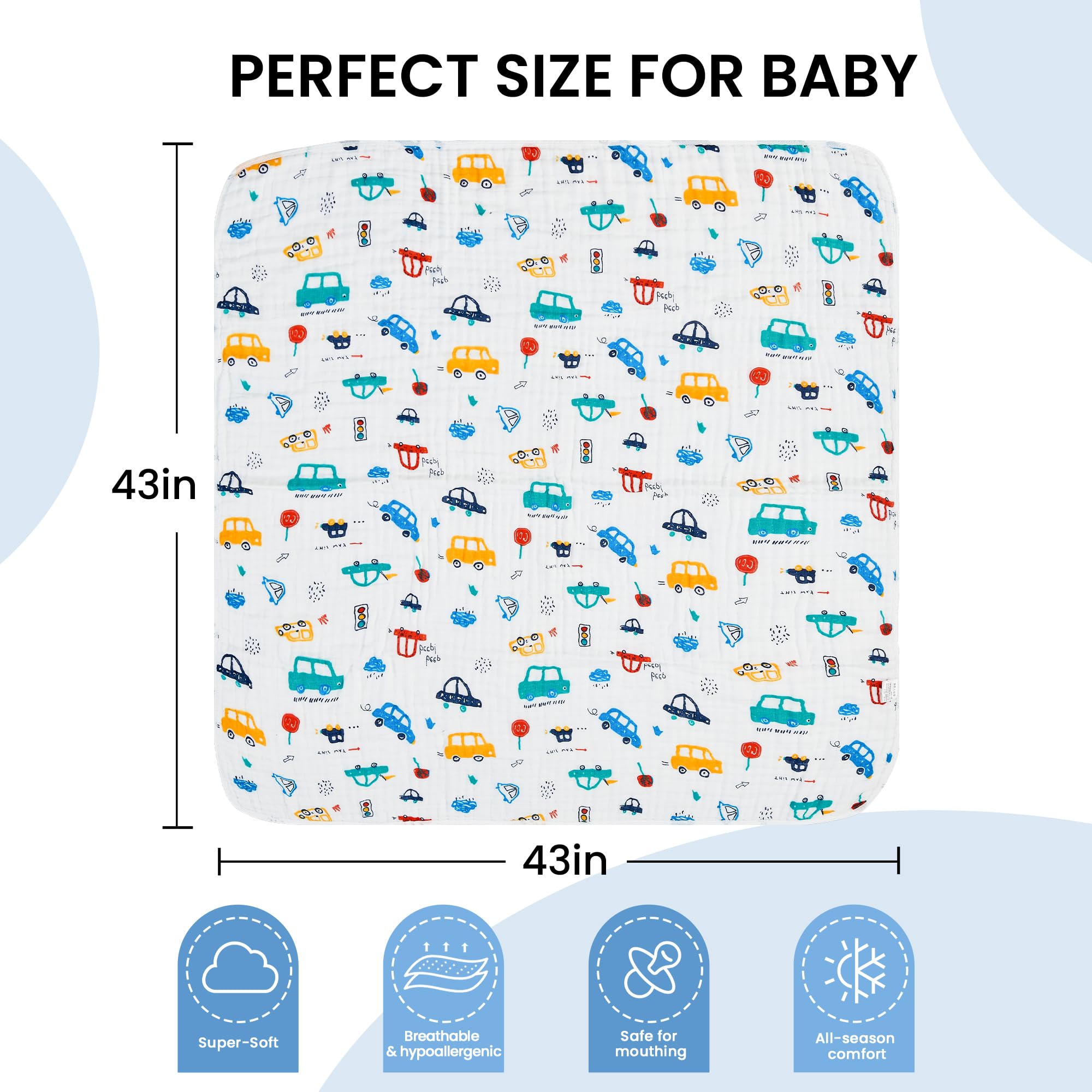 ROSE FEATHER swaddle blanket nursery use for naps and stroller adventures