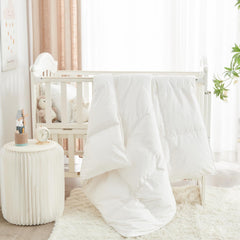 Rose Feather travel blanket folded for on-the-go comfort