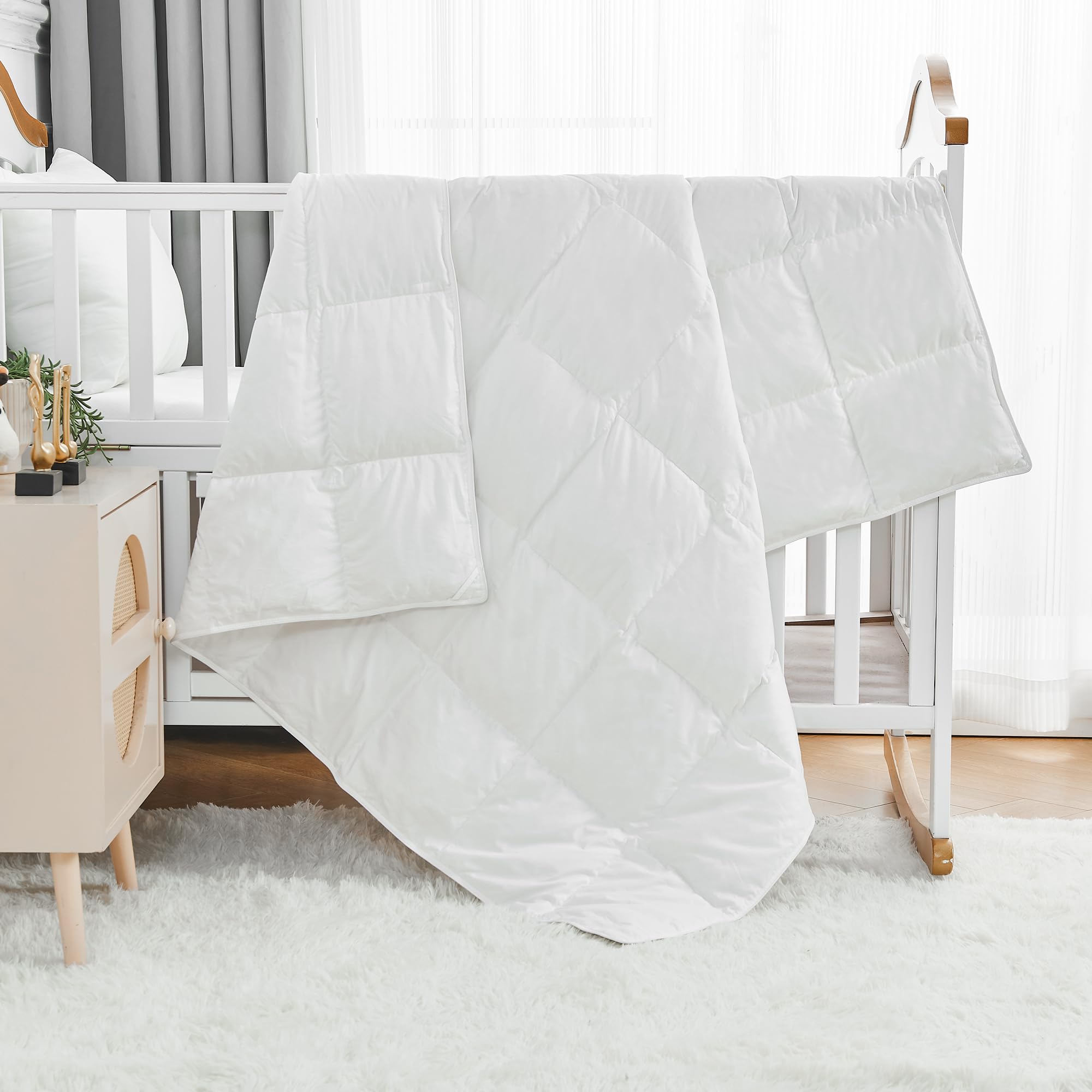 Rose Feather washability guide emphasizes machine-washable care and long-lasting fibers