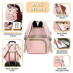 ROSEGIN back-opening design provides quick access to bottom items.