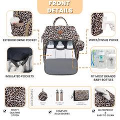ROSEGIN diaper bag insulated-bottle-holders keep beverages at the right temperature.