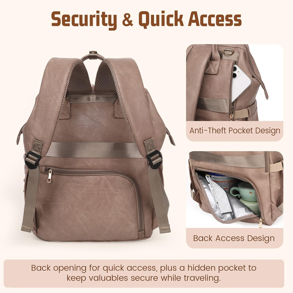 ROSEGIN back pocket for dry/wet items to separate messes