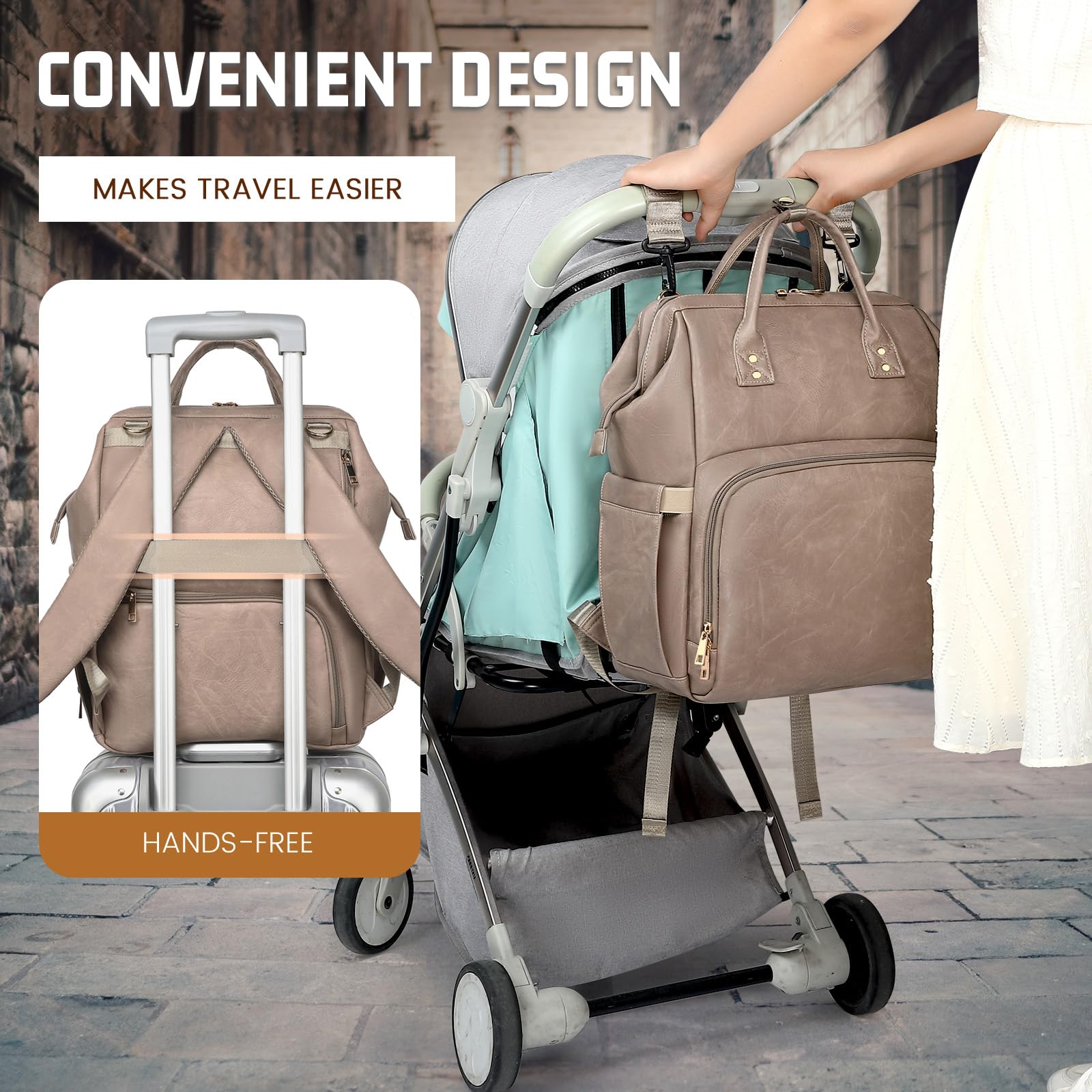 ROSEGIN foldable changing mat for clean diaper changes anywhere