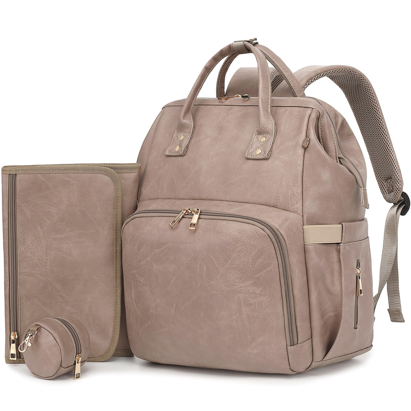 ROSEGIN diaper bag backpack open-top for quick access to essentials