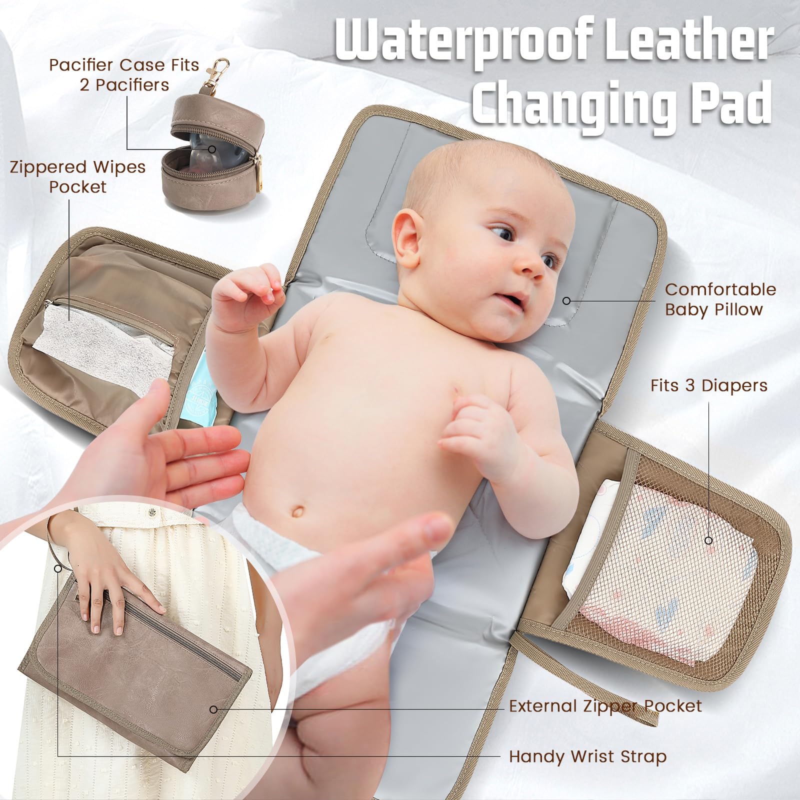 ROSEGIN stroller straps for hands-free outings