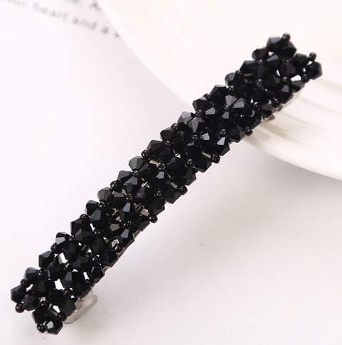 Rosojodg rhinestone detail on hair clip for secure, stylish accents.