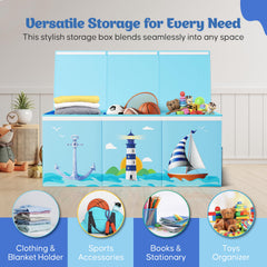 Rossoff storage bin with rivet handles for easy moving.