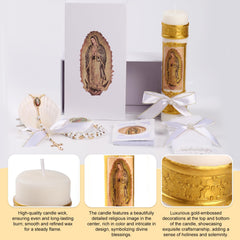 Rotel Baptism Rosary Virgen De Guadalupe for prayerful moments.