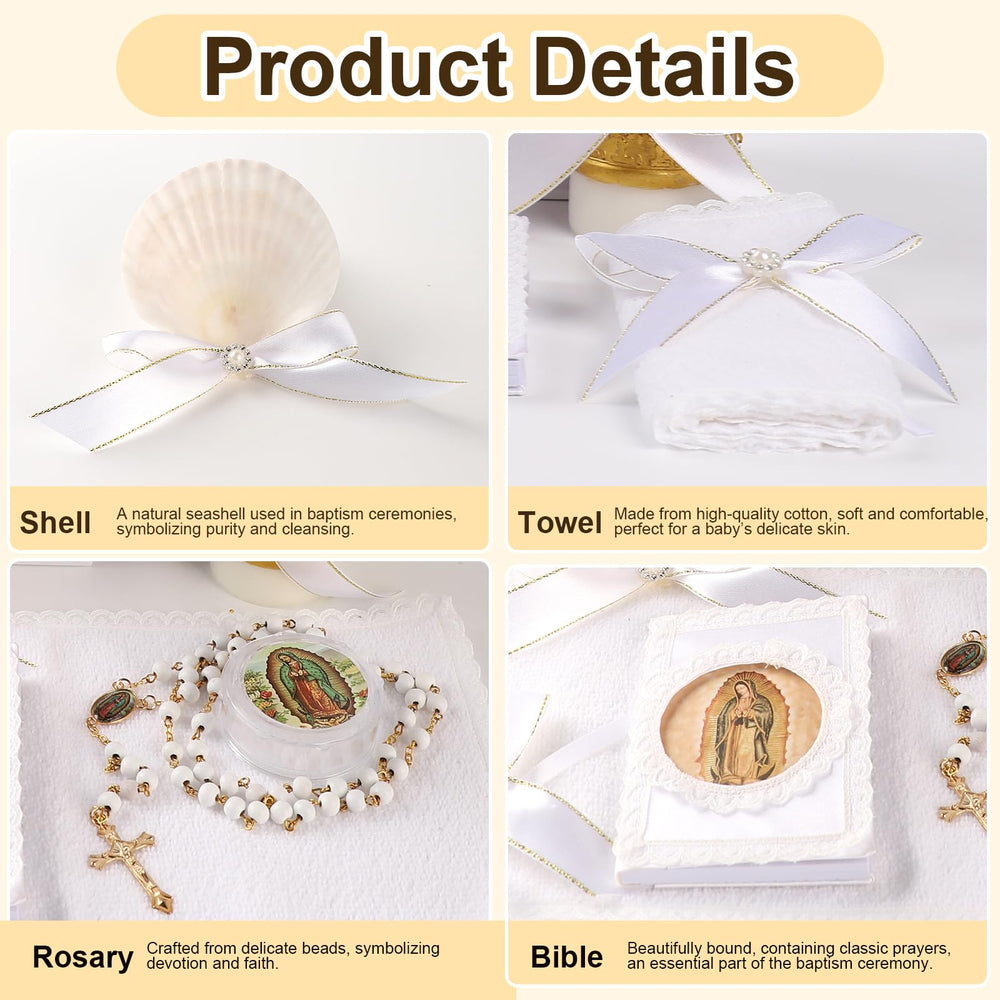 Rotel Baptism Shell decorative accent for keepsake moments.