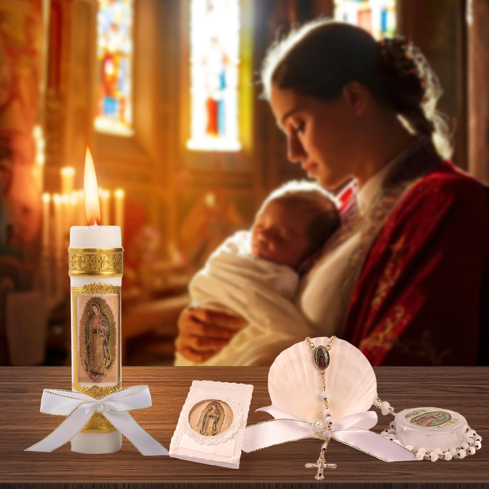 Rotel Gift Box neatly organizes all baptism items for gifting.