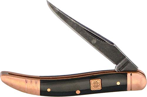 Rough Rider Baby Toothpick Copper Bolster knife for everyday carry and reliable cutting tasks
