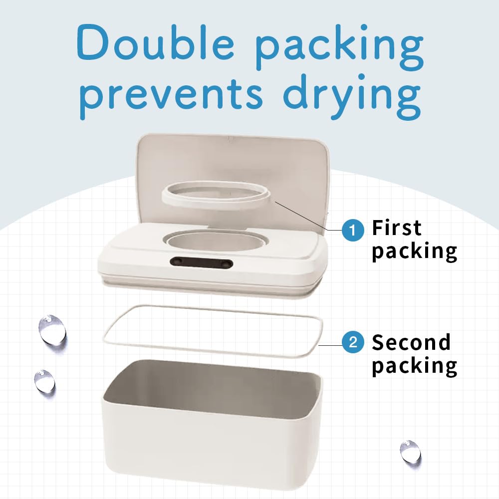 ROUNDS nursery setup image showing compact placement on a changing table.