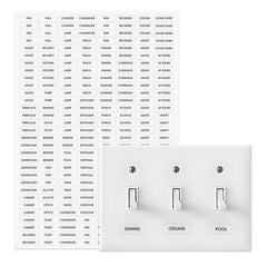 Rousrie switch sticker set 356 pieces for quick labeling and organized spaces.