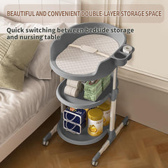 ROUTTOON right box with wipes and water for convenient one handed changes.