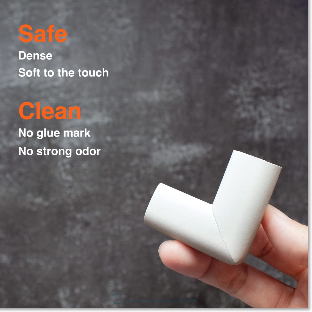 Roving Cove Slim-Fit edge protector installed along a table edge for discreet protection