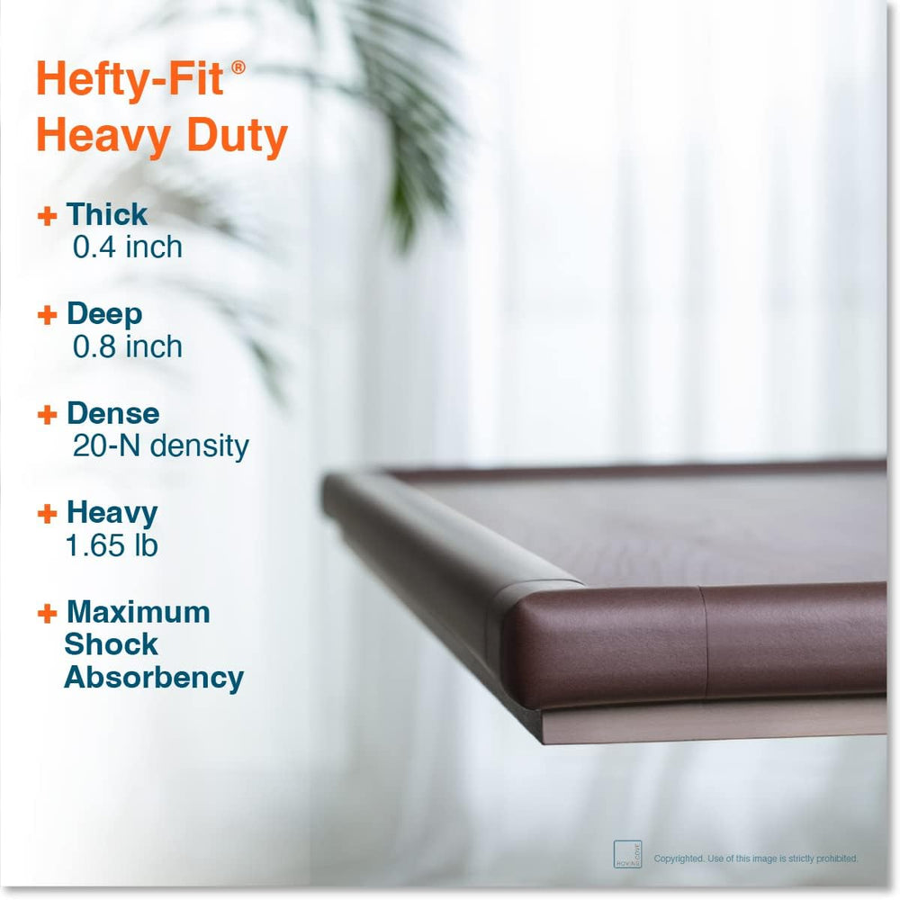 Roving Cove HeftyFit corner guard eight-piece set protects kids from sharp edges